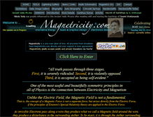 Tablet Screenshot of magnetricity.com